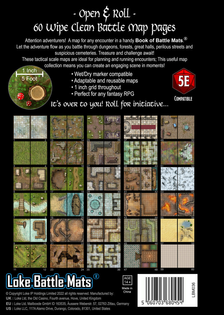 Battle Mat: Giant Book of Battle Mats, Revised
