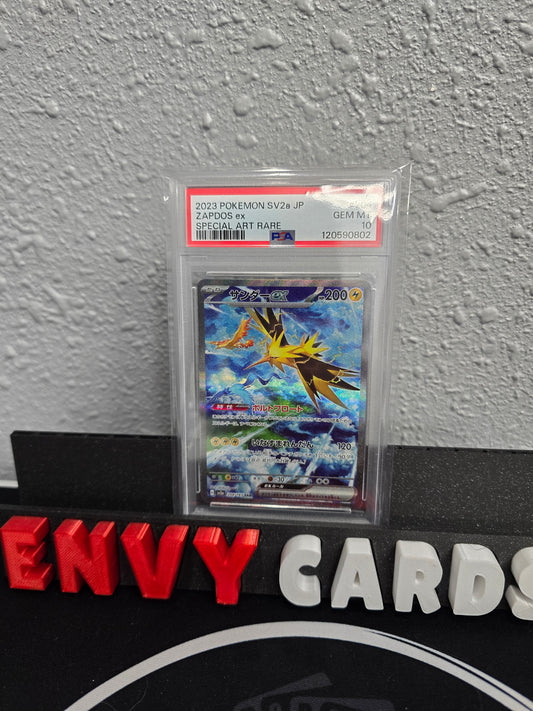 Zapdos EX SAR S&V 151 Japanese 204/165 PSA 10