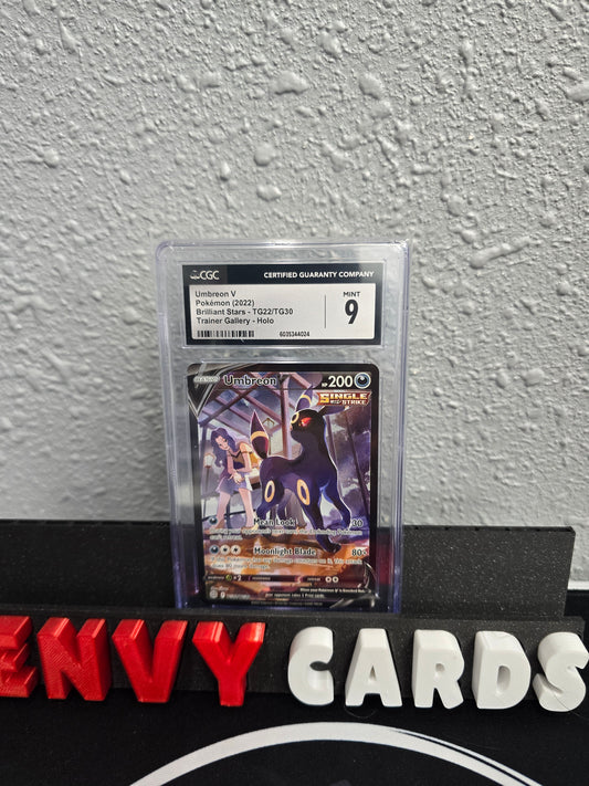Umbreon V TG Brilliant Stars TG22/TG30 CGC 9