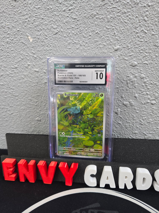 Bulbasaur IR S&V 151 166/165 CGC 10