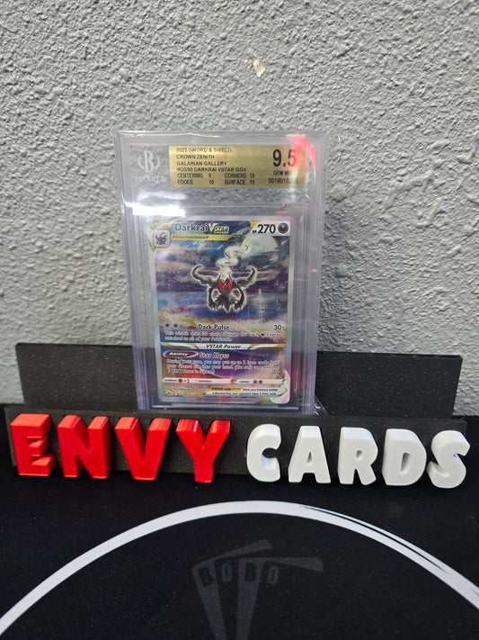 Darkrai Vstar GG50/GG70 Crown Zenith BGS 9.5