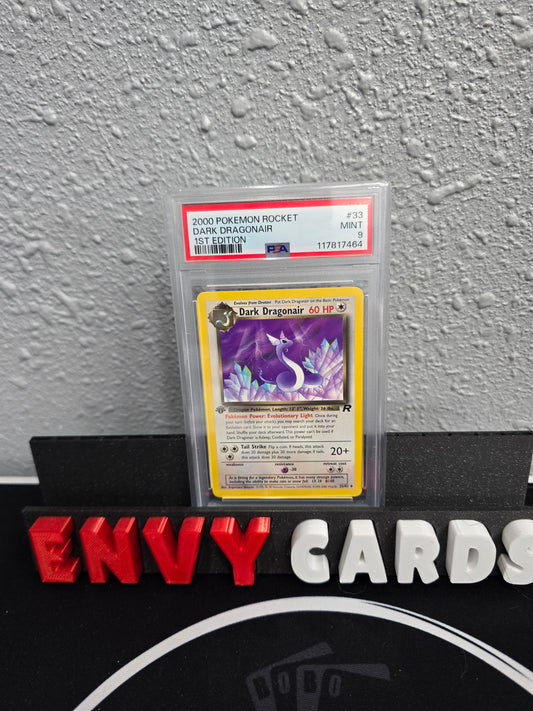 Dark Dragonair 1st Edition Team Rocket PSA 9