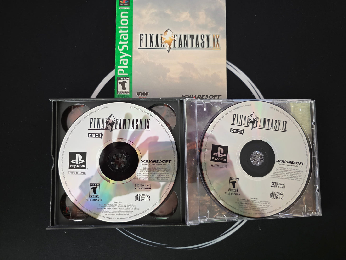 Final Fantasy IX Greatest Hits (Sony PlayStation 1, 2001) CIB With Manual
