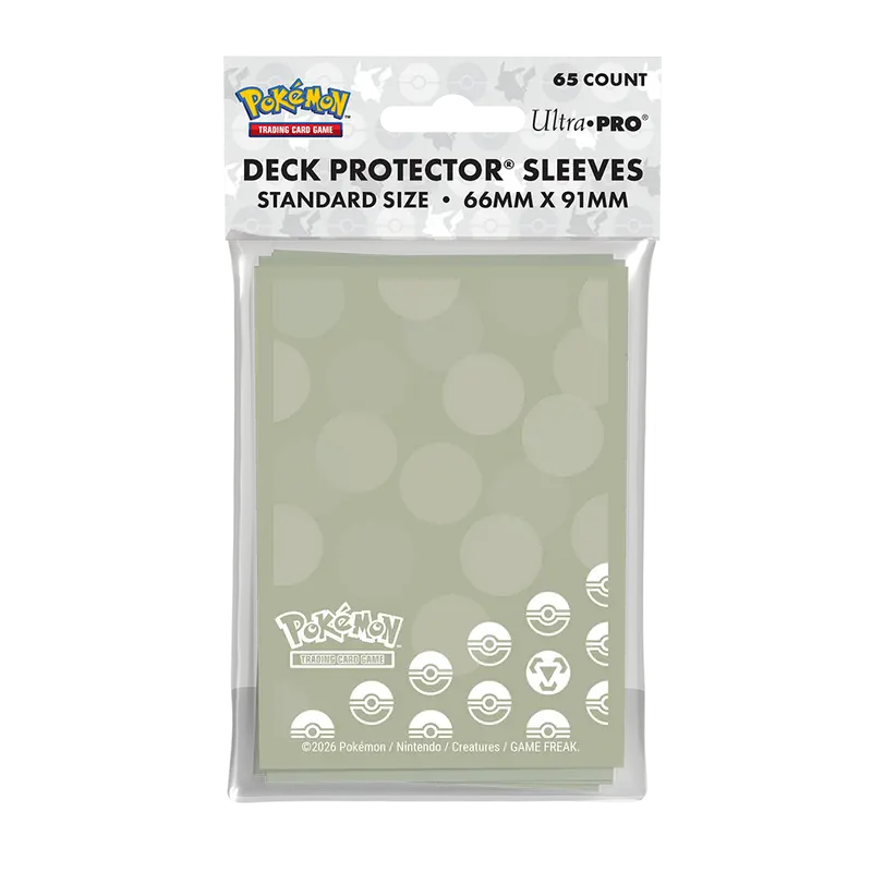 Pokemon - 65-Pack Deck Protector: Energy - Grass Type - Ultra Pro Card Sleeves