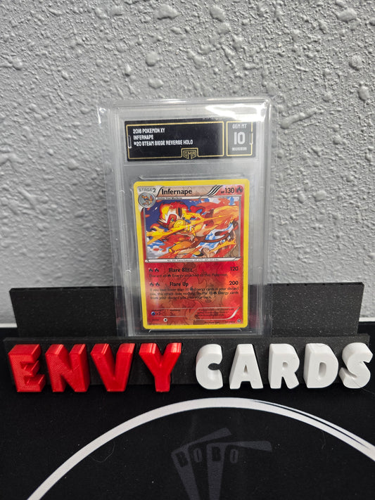 Infernape Reverse Holo Steam Siege 20/114 GMA 10