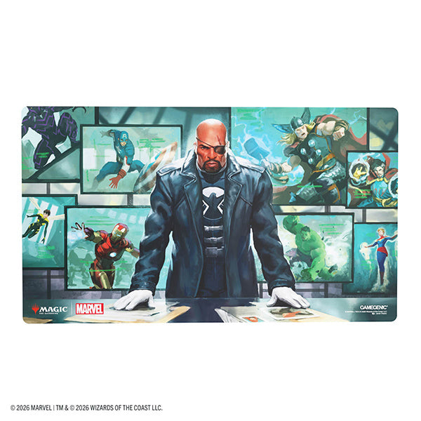 Playmat: MTG Prime- Marvel Super Heroes- Director Nick Fury