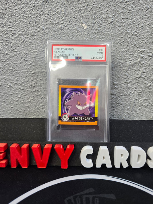 Gengar Sticker Series 1 PSA 9