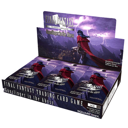 Final Fantasy TCG: Opus 26- Gunslinger in the Abyss Booster Display