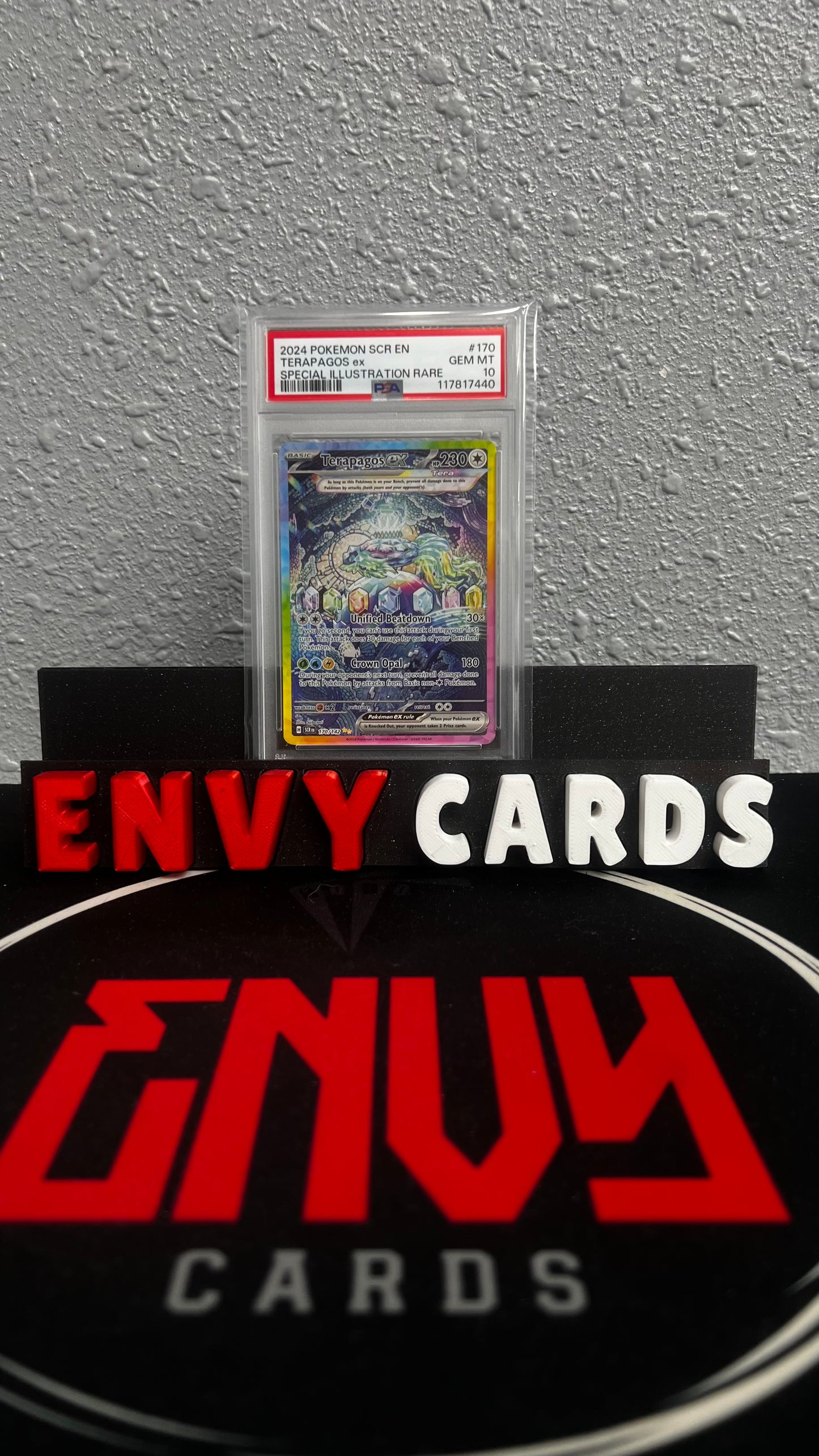 Terapagos EX SIR Stellar Crown 170/142 PSA 10