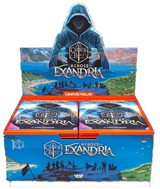UniVersus CCG: Critical Role Heroes of Exandria- Booster Display