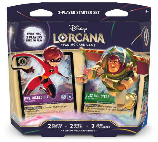 Disney Lorcana: Wilds Unknown- Two-Player Deck (Elastigirl / Buzz Lightyear)