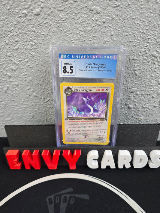 Dark Dragonair 1st Edition Team Rocket CGC 8.5