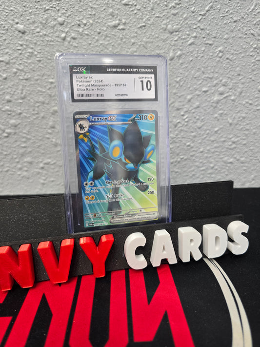 Luxray EX UR Twilight Masquerade 195/167 CGC 10