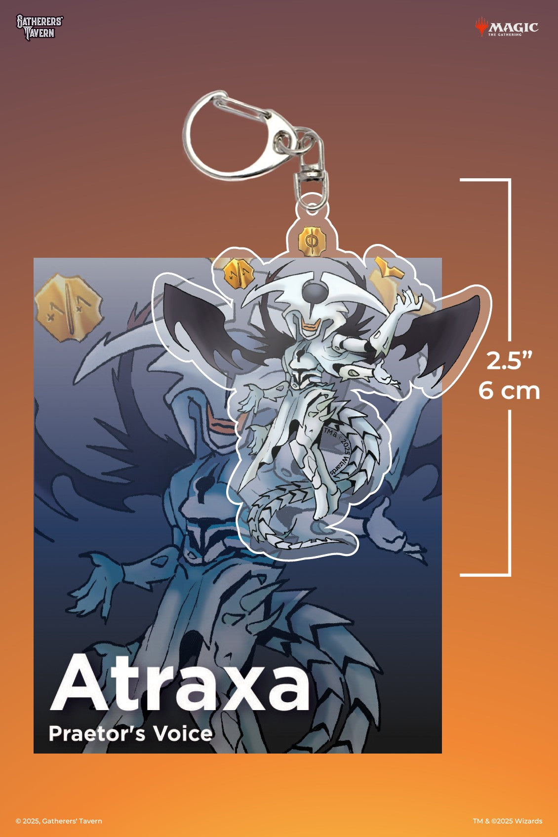 Magic the Gathering: Commander Key Chain