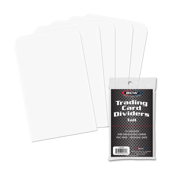 BCW Tall Trading Card Dividers