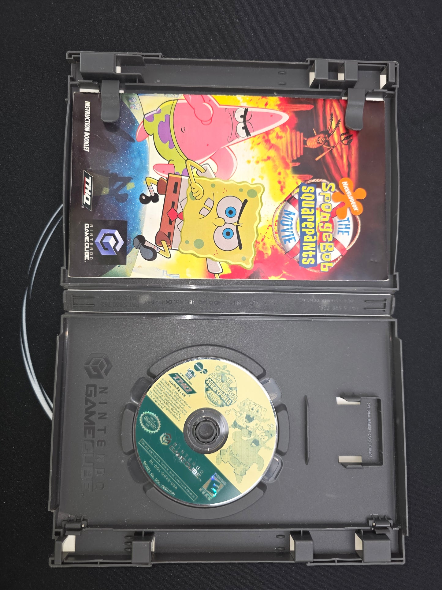 Nintendo GameCube SpongeBob SquarePants Movie Complete CIB Tested