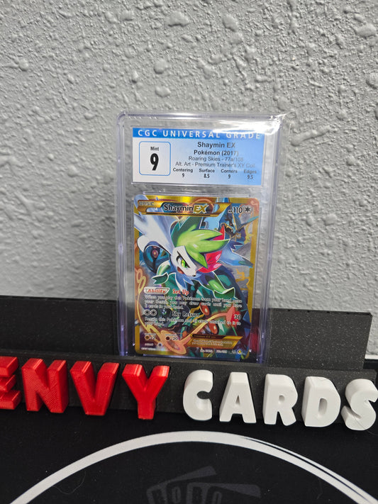 Shaymin EX Alt. Art Roaring Skies 77a/108 CGC 9 Blue Label