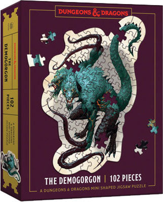 Dungeons & Dragons Mini Shaped Jigsaw Puzzle: The Demogorgon Edition