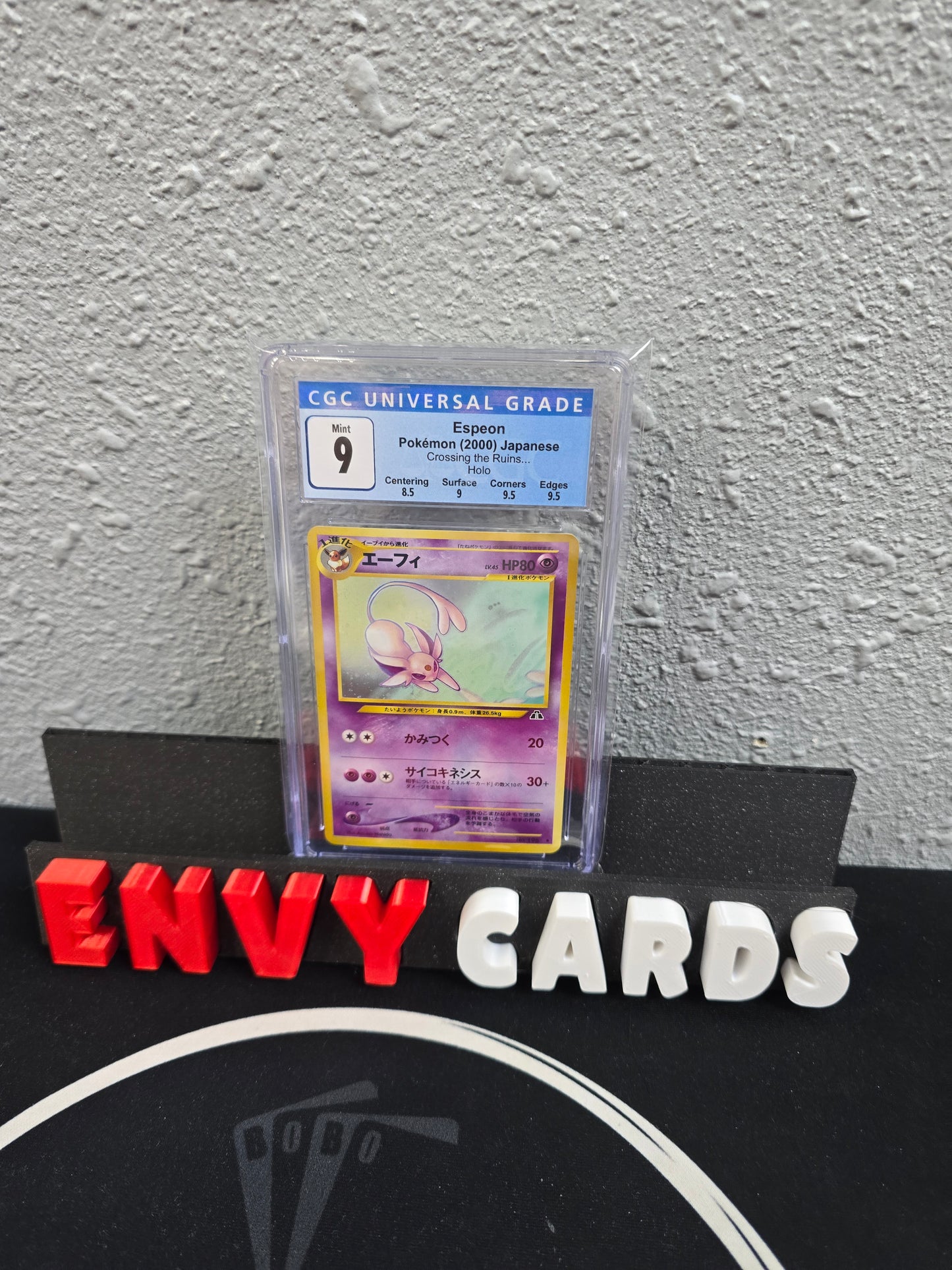 Espeon Holo Crossing the Ruins Japanese CGC 9