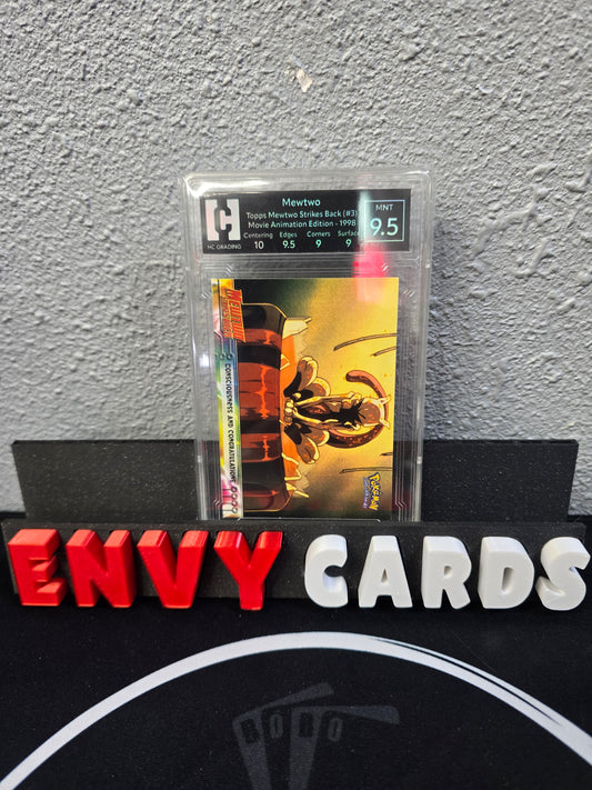 Mewtwo Topps Mewtwo Stricks Back #3 HC Grading 9.5