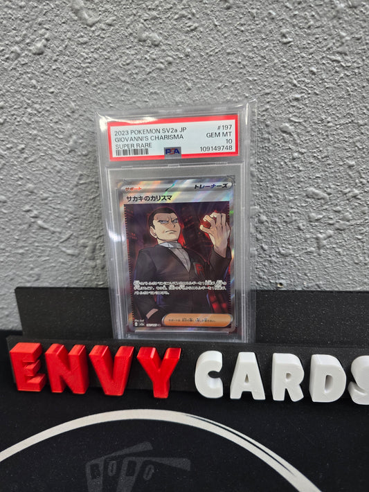 Giovanni's Charisma SR S&V 151 197/165 Japanese PSA 10