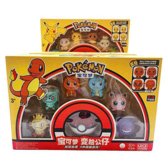 Face-changing Pokémon Figure Toy Vol 2 - Set of 6