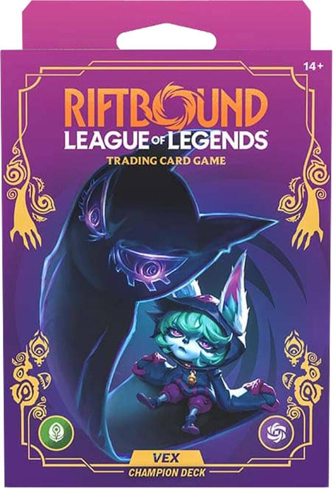Riftbound TCG: Set 3 Unleashed-
Champion Deck Display- Vex