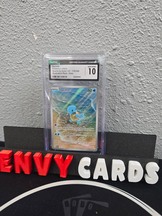 Squirtle IR S&V 151 170/165 CGC 10