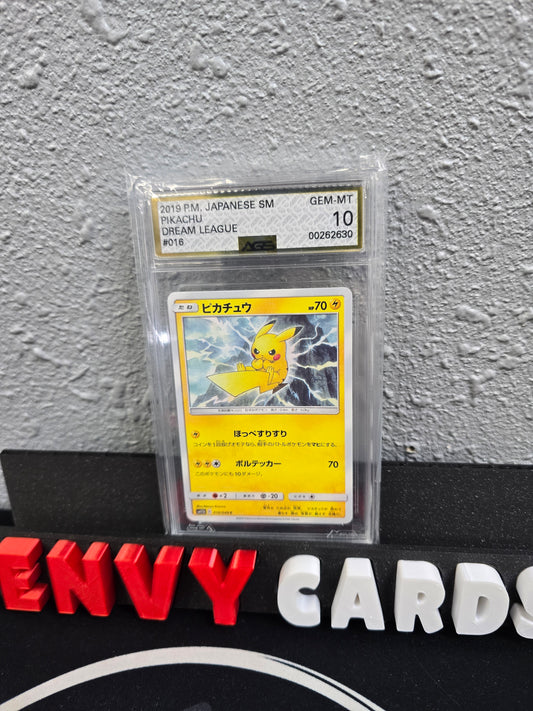 Pikachu Non-Holo Dream League 016/049 Japanese AGS 10