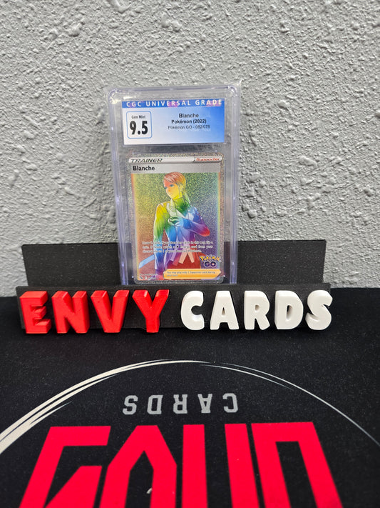 Blanche Rainbow Rare Pokemon Go 82/78 CGC 9.5 Blue Label