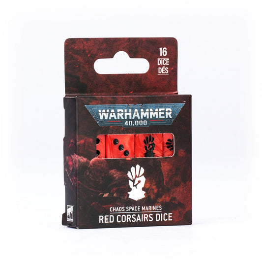 Warhammer 40k: CHAOS SPACE MARINES: RED CORSAIRS DICE