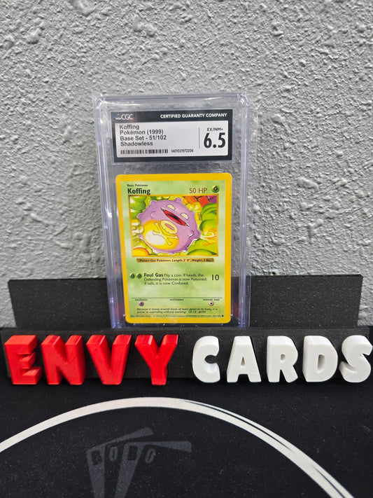 Koffing Base Set Shadowless 51/102 CGC 6.5
