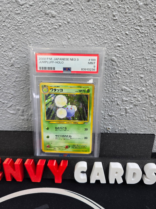 Jumpluff Holo Gold, Silver, to a New World No.189 PSA 9