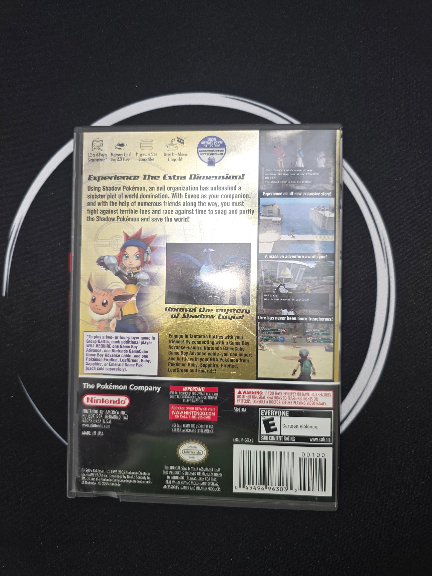 Pokemon XD: Gale of Darkness (GameCube) Complete w/ Manual