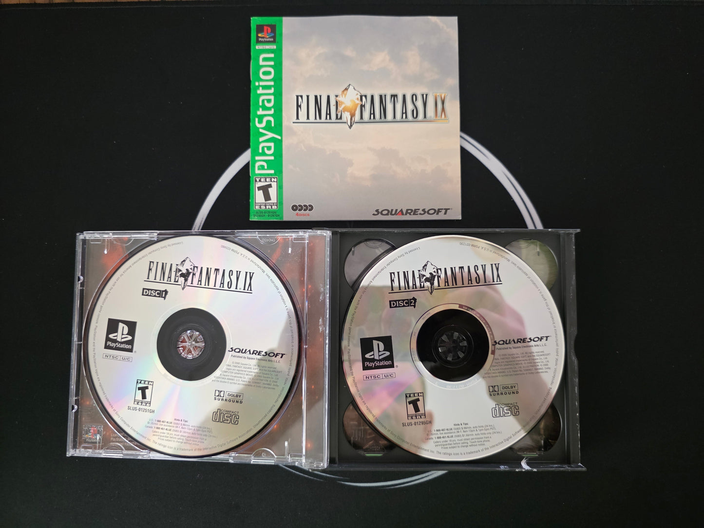 Final Fantasy IX Greatest Hits (Sony PlayStation 1, 2001) CIB With Manual