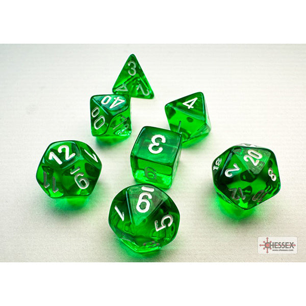 Chessex 7-Die Set Translucent