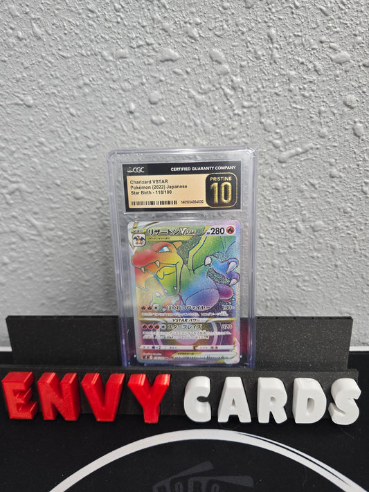 Charizard VSTAR Rainbow Star Birth 118/100 Japanese CGC Pristine 10