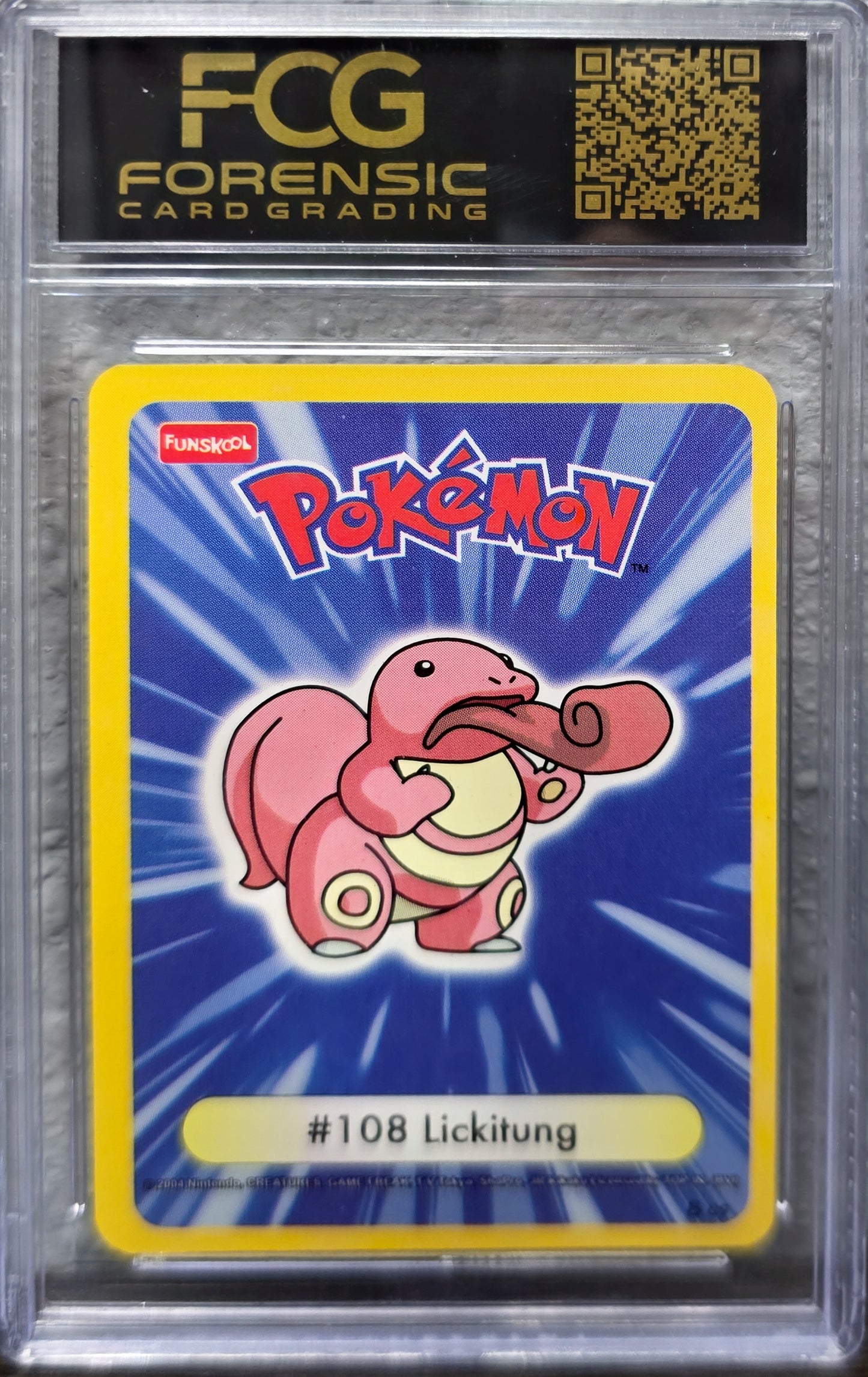 Lickitung Who Am I? Funskool Card FCG 8.5