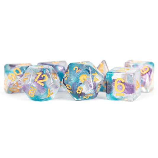 Unicorn Resin 16mm 7ct Polyhedral Dice Set