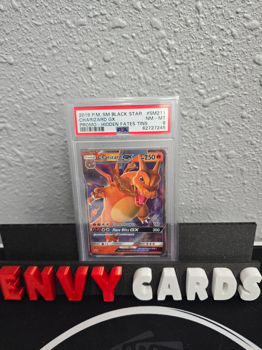 Charizard GX Promo SM211 PSA 8