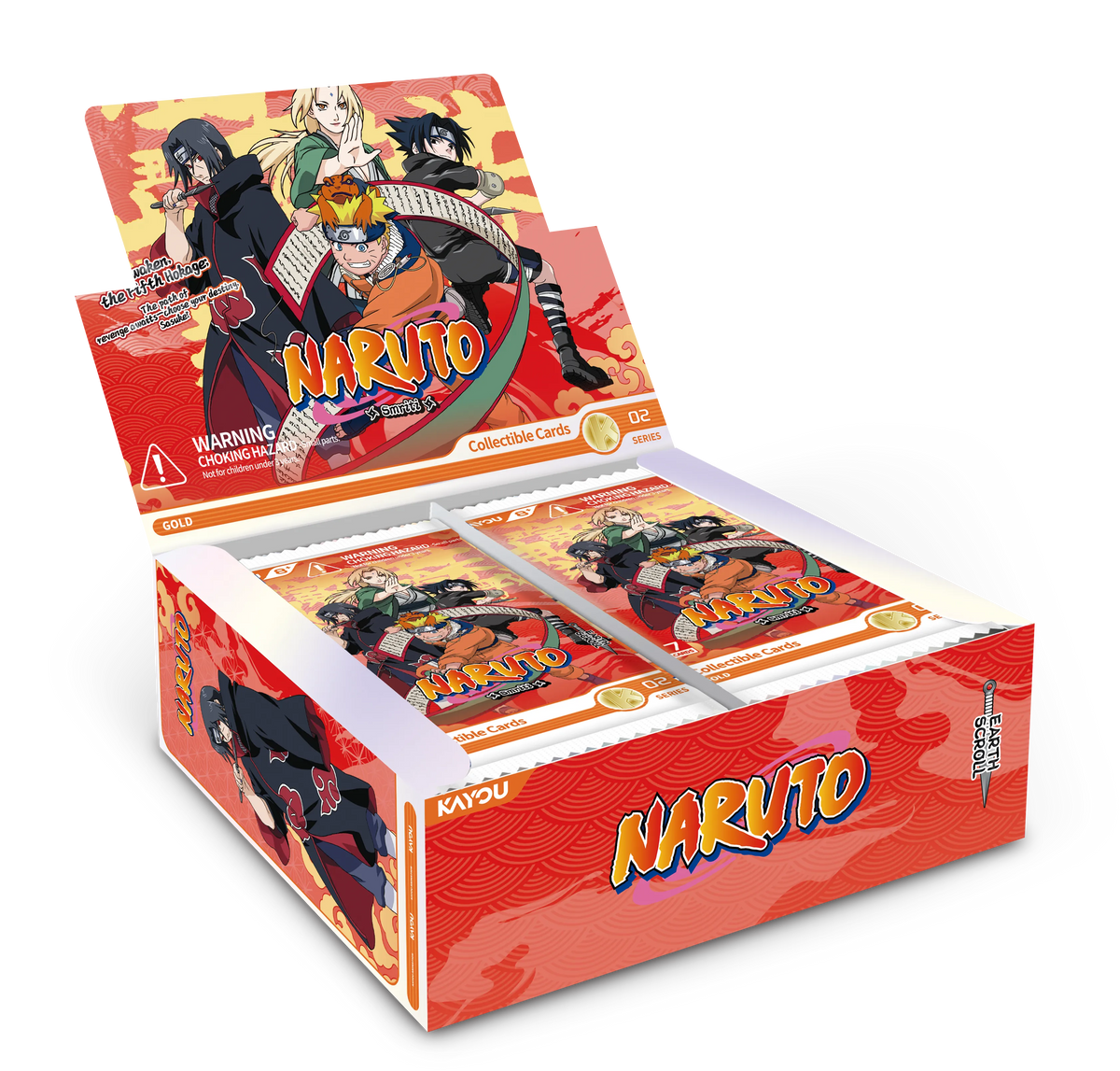 KAYOU NARUTO SMRITI COLLECTIBL CARDS EARTH SCROLL 2 B/20