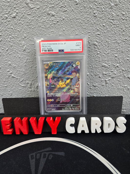 Pikachu AR S&V 151 173/165 Japanese PSA 9