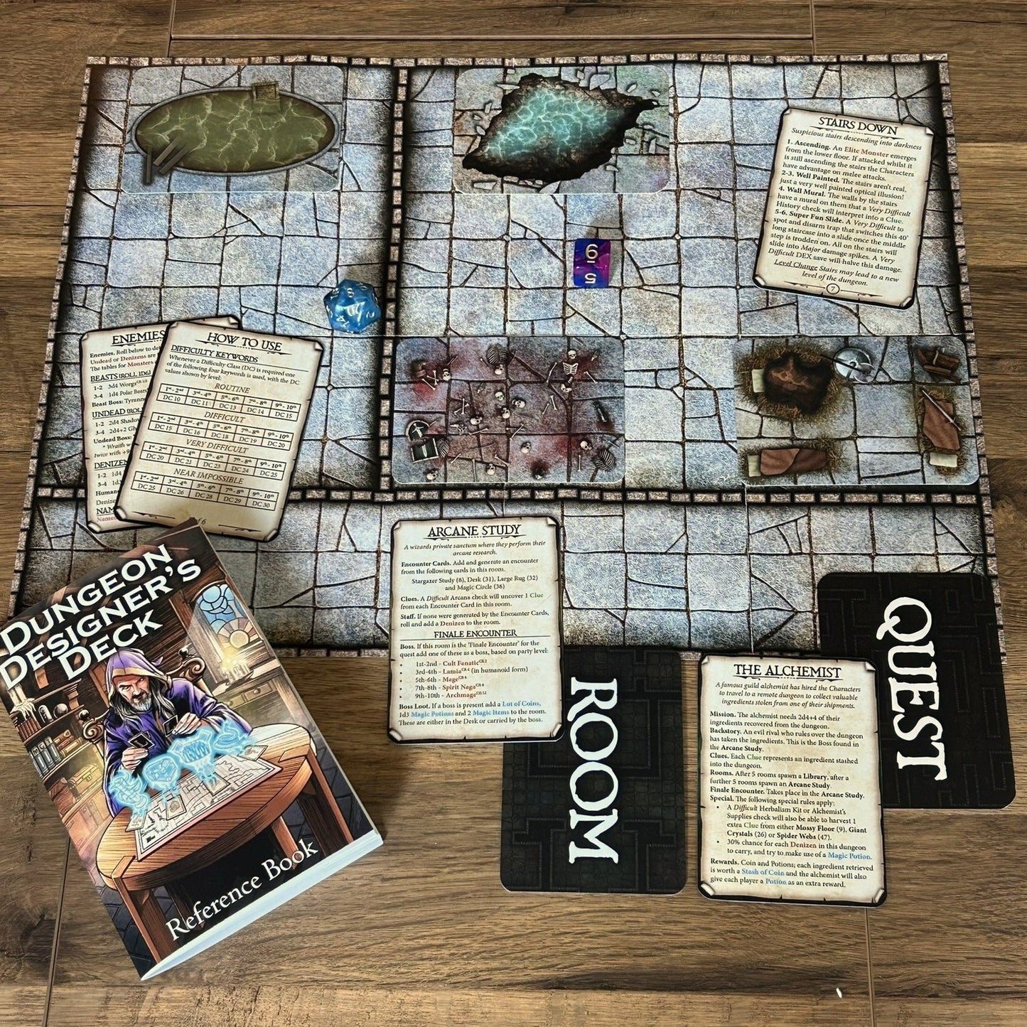 Dungeon Designers 
Deck: Deal Your Own Dungeon