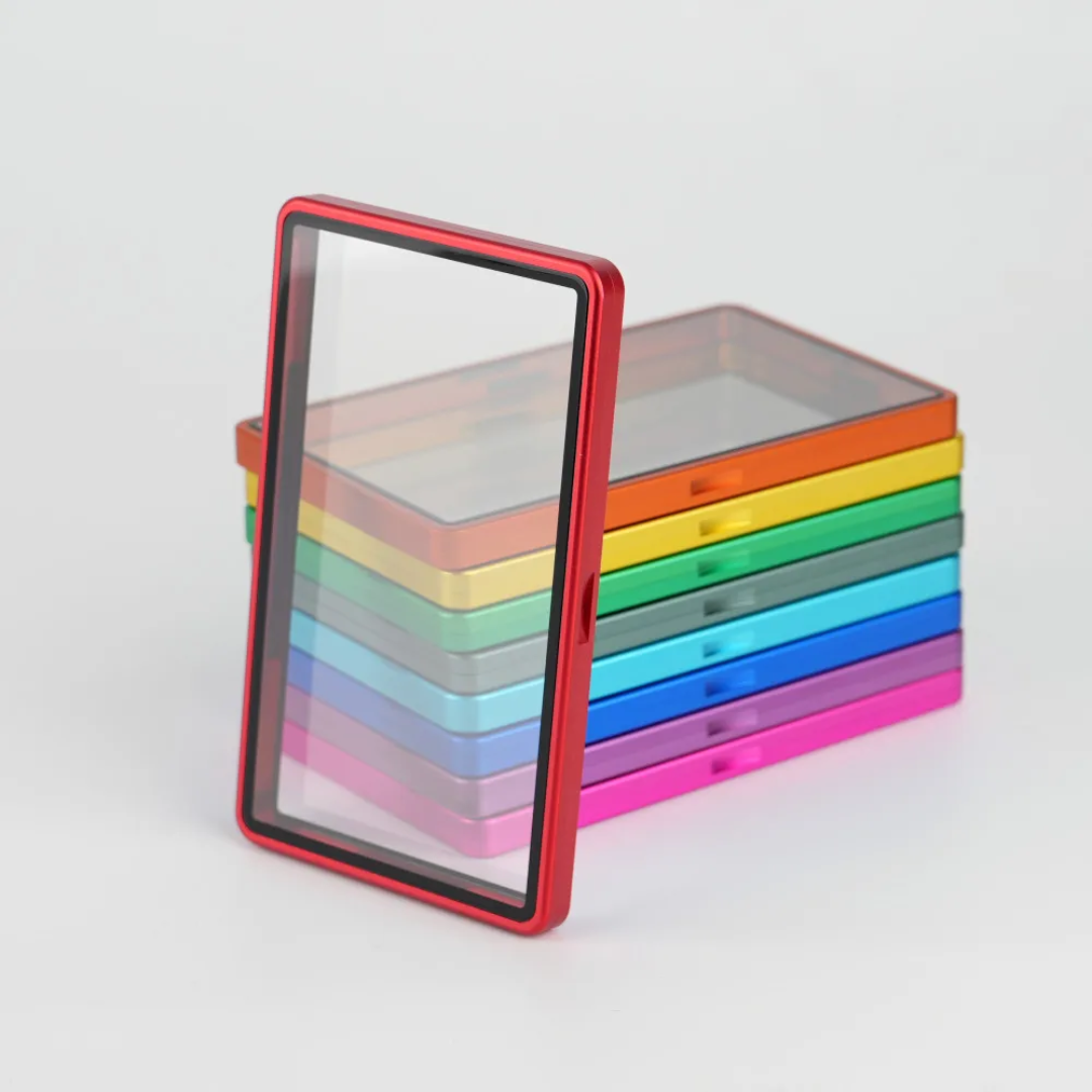 Glass Case Magnetic Graded Card Display Protector Metal Frame for PSA/BGS Slabs