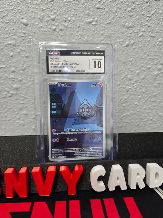 Duskull 068/064 IR Shrouded Fable CGC 10