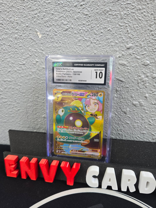 Iono's Bellibolt EX UR Gold Battle Partners 130/100 CGC 10