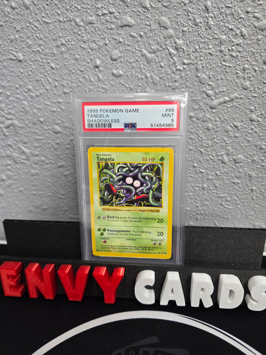 Tangela Base Set Shadowless 66/102 PSA 9