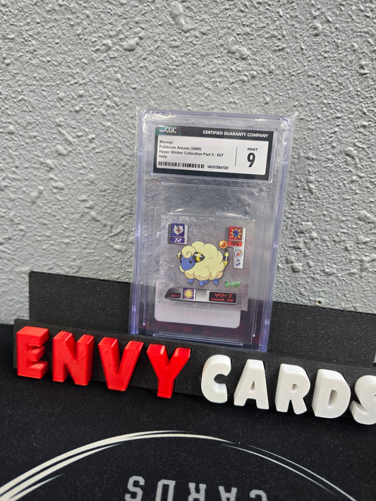 Mareep Amada Hyper Sticker Collection Part 3 - 607 Japanese CGC 9