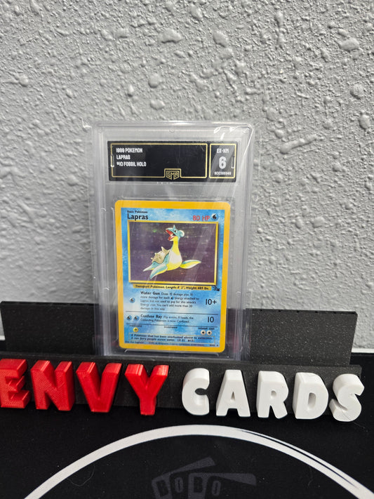 Lapras Holo Fossil 10/62 GMA 6