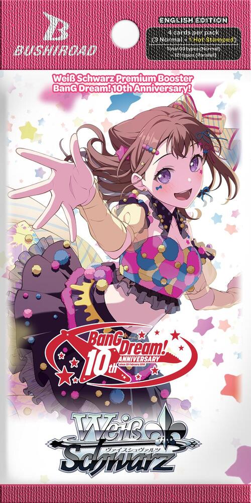 Weiss Schwarz: BanG Dream! 10th Anniversary! Premium Booster Box (6 Packs)